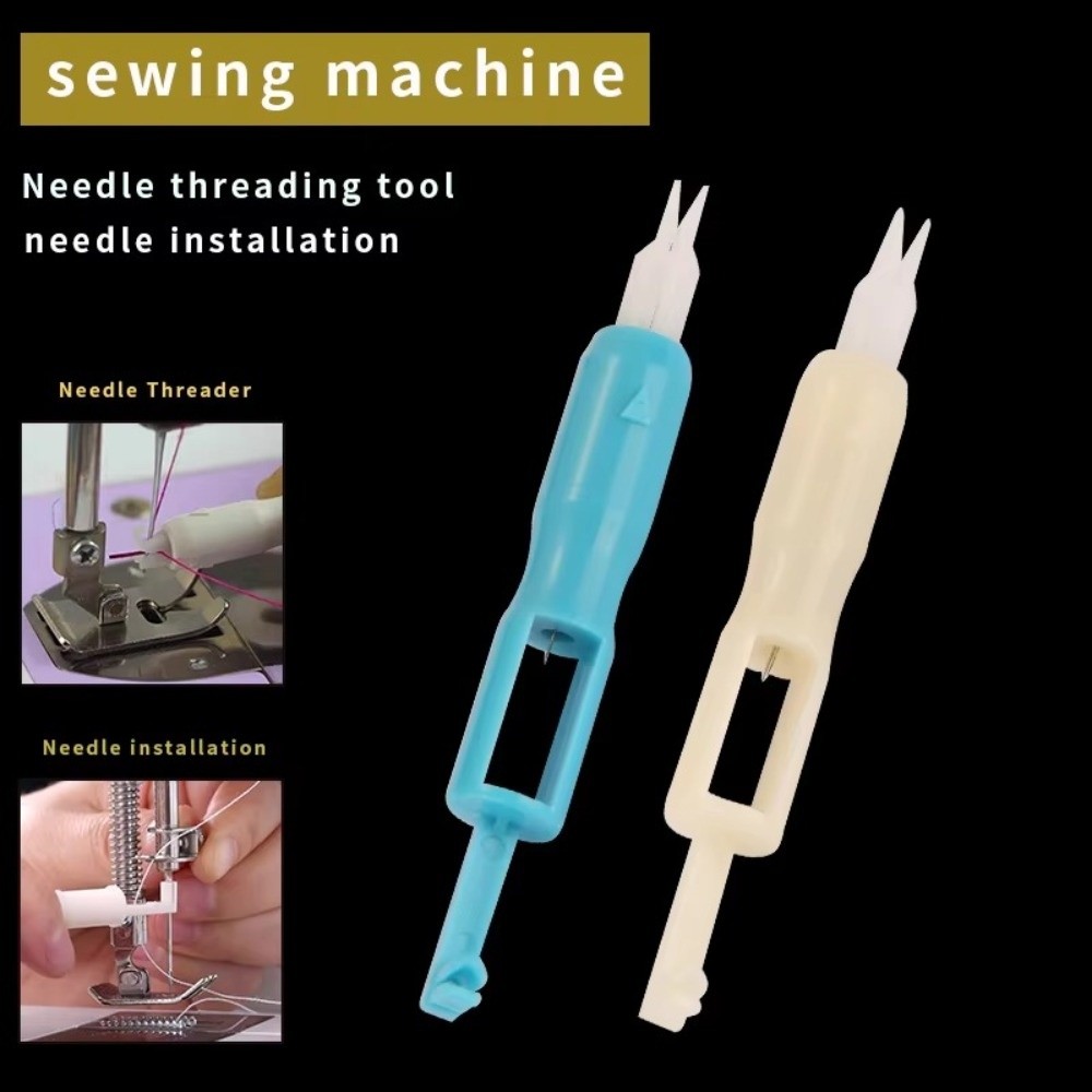 Home Automation Diy - 1/2Pcs Needlework Automatic Needle Threader Plastic