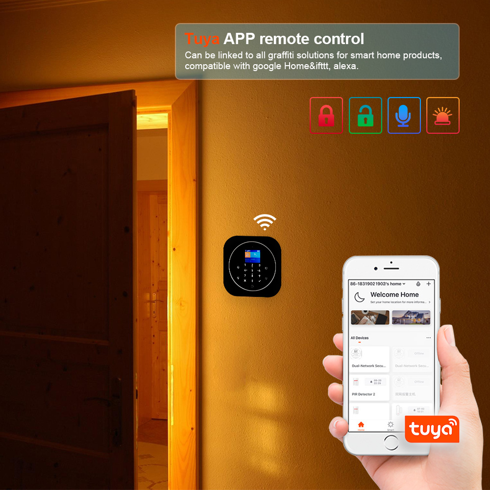 KERUI G12 2G Wifi Wireless Hom - đánh giá và giá Home Automation Diy