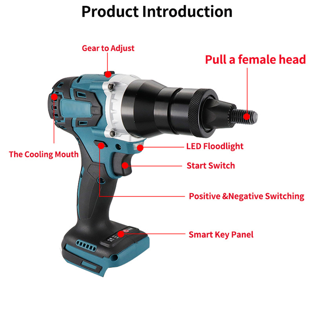 Electric Riveting Gun Brushles - đánh giá và giá Home Automation Diy