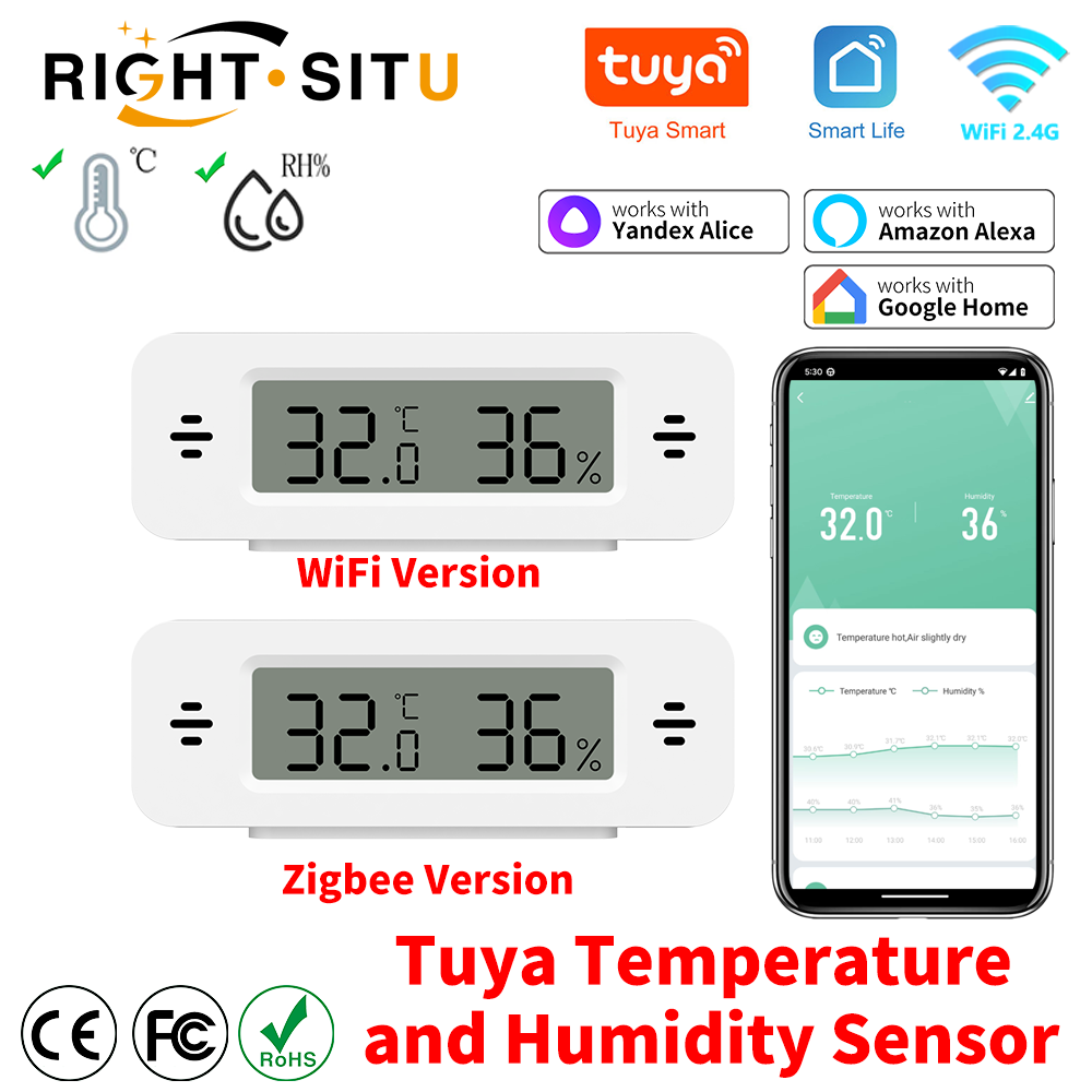 Tuya WiFi Zigbee Mini Temperat - đánh giá và giá Home Automation Ideas