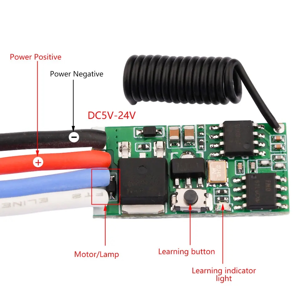 DC 3.7V-24V 433MHz Mini Wirele - đánh giá và giá 433Mhz Receiver Module