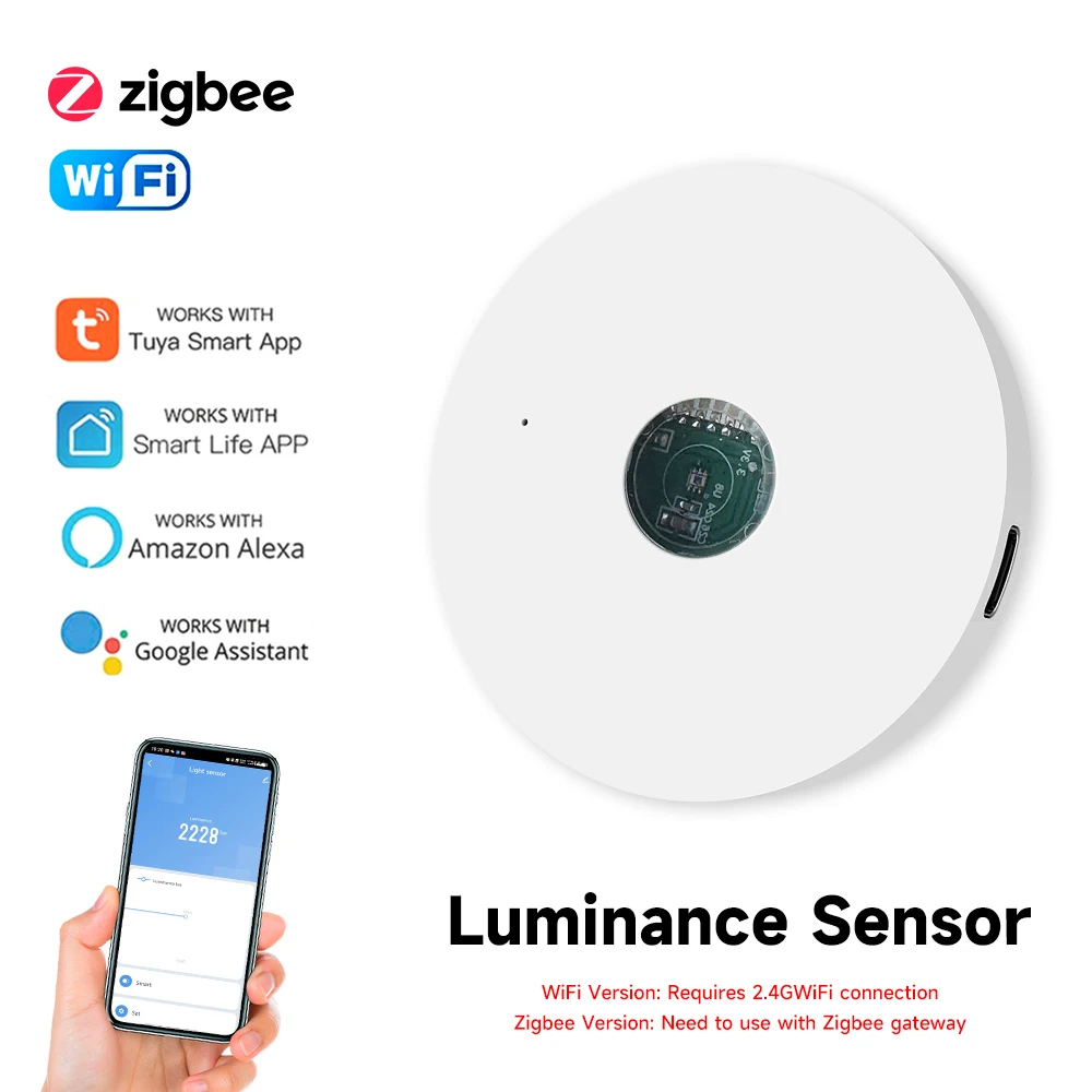 Tuya WiFi/ZigBee Light Sensor  - đánh giá và giá Home Automation Ideas