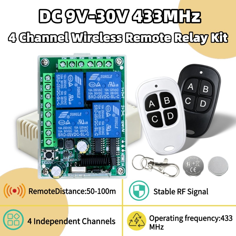 433MHz Universal Wireless Remo - đánh giá và giá 433Mhz Receiver Module