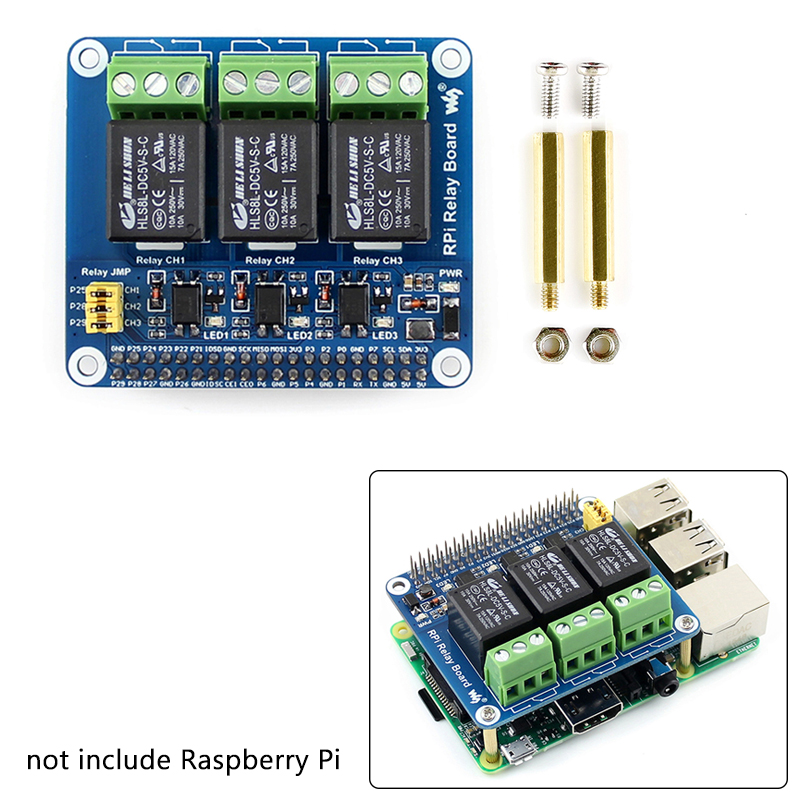 3 Channel Relay Expansion Boar - đánh giá và giá Home Automation Raspberry Pi