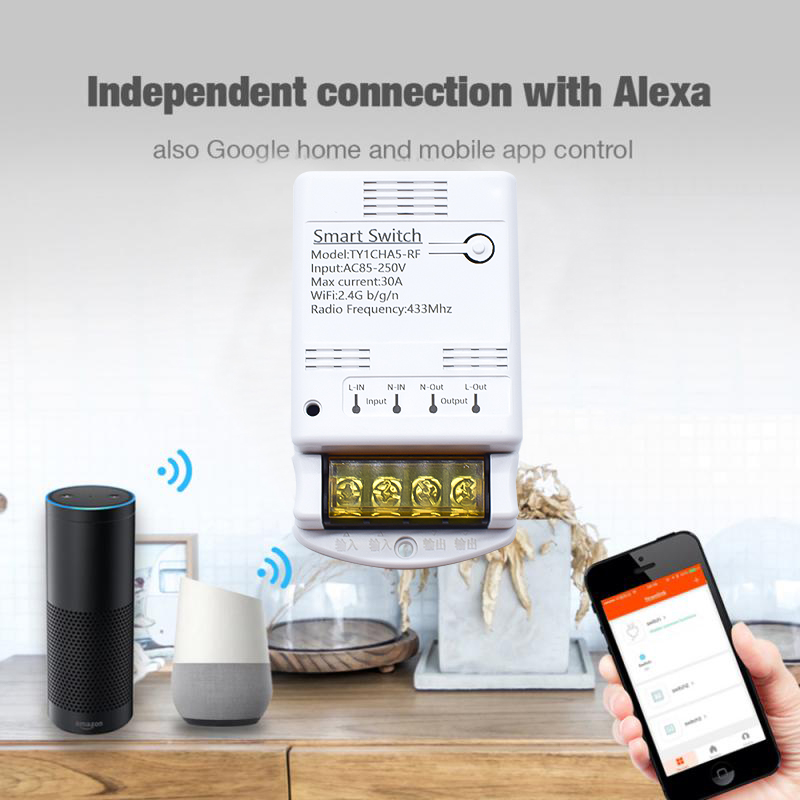 Wifi 30A 6600W 4000W Tuya Smar - đánh giá và giá Home Automation Ideas