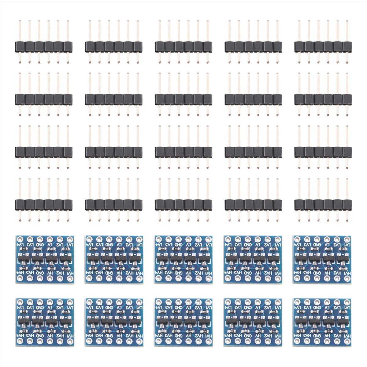 AT42 10Pcs 4 Channel IIC Logic - đánh giá và giá Level Shifter 3.3V