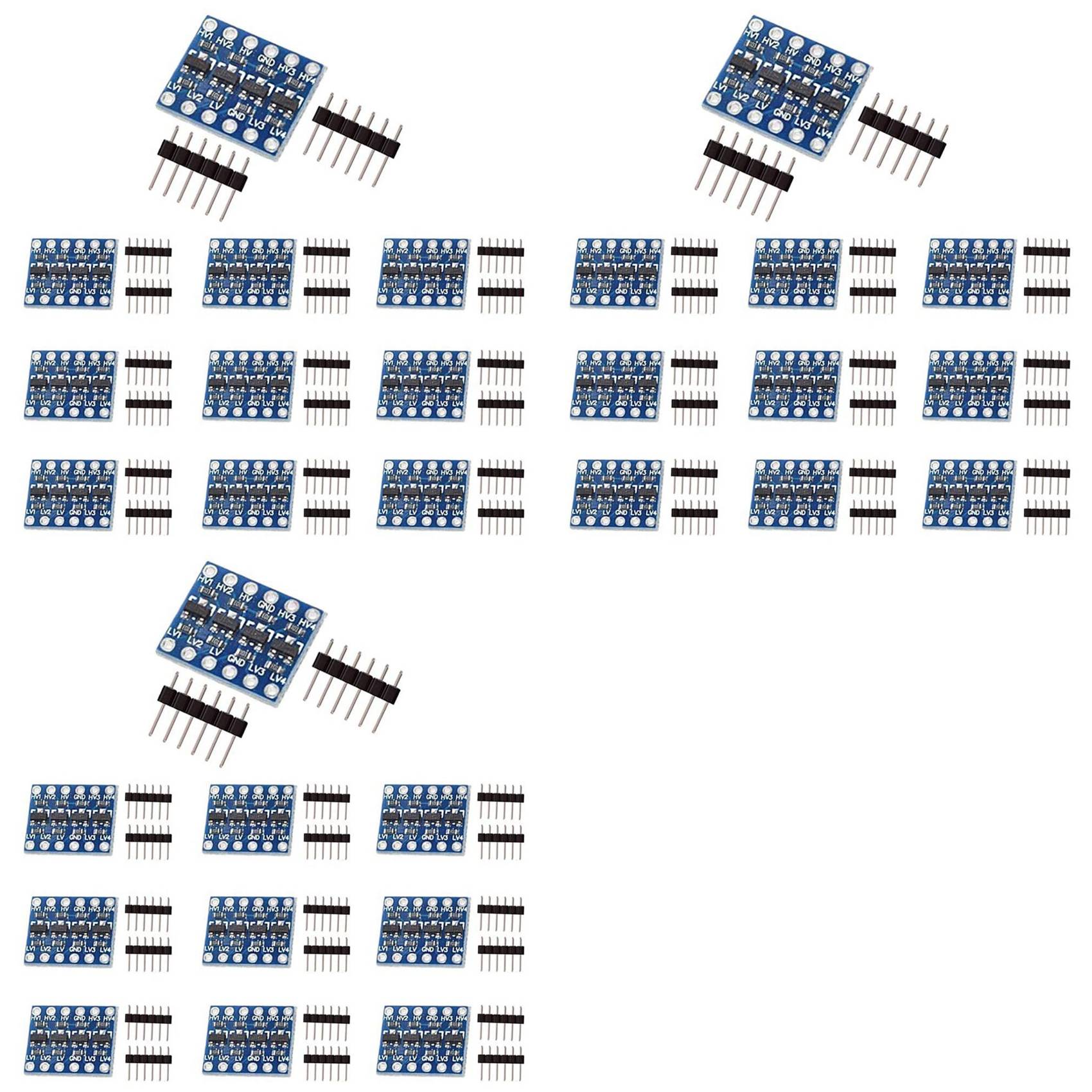 JABS-30Pcs 4 Channel IIC I2C L - đánh giá và giá Level Shifter 3.3V