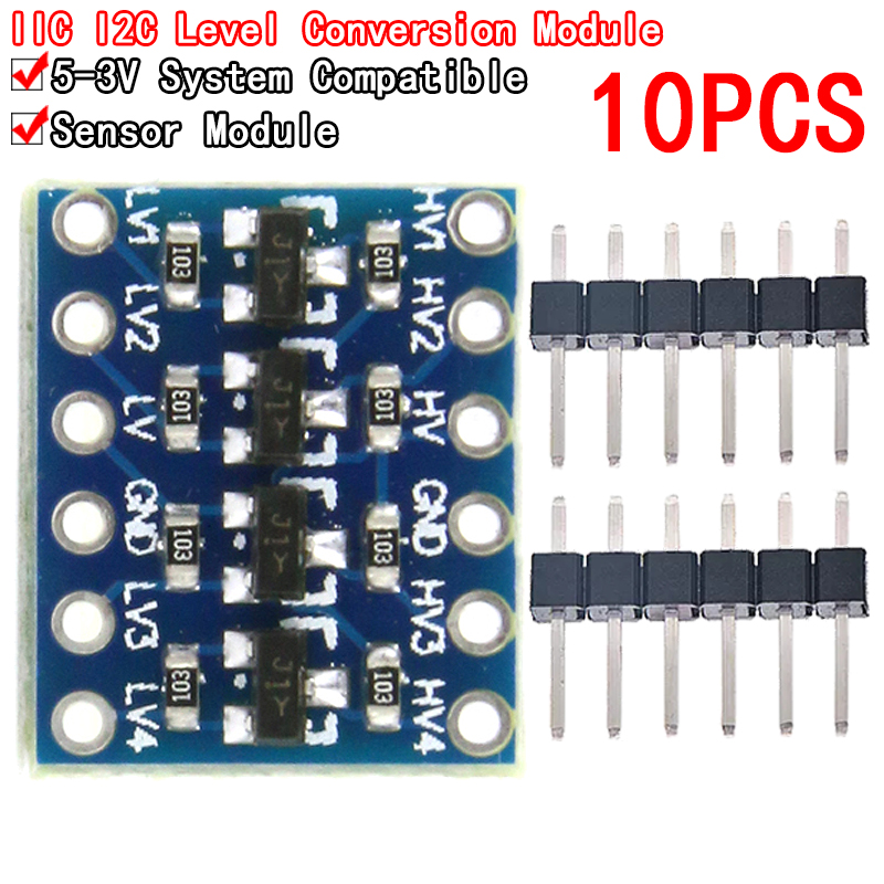 10pcs 4 channel IIC I2C Logic  - đánh giá và giá Level Shifter 3.3V