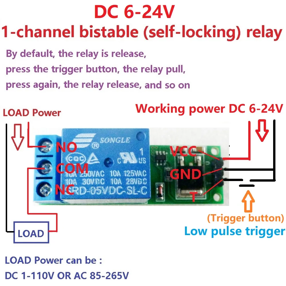 DC 6V 9V 12V 24V Flip-Flop Lat - đánh giá và giá Home Automation With Arduino
