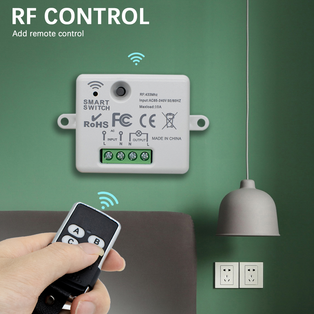 220V 1CH Wireless Remote Contr - đánh giá và giá 433Mhz Receiver Module