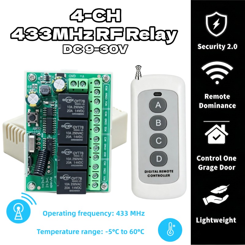 Universal Wireless Remote Cont - đánh giá và giá 433Mhz Receiver Module